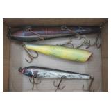 3ct Large Wooden Fishing Lures