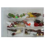 13"x 8" Organizer Full of Fishing Lures