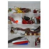 13"x 8" Organizer Full of Fishing Lures