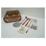 Vintage Wooden Crate & Other Vintage Decor