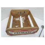 Vintage Wooden Crate & Other Vintage Decor