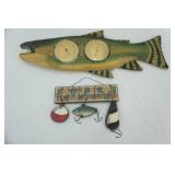 Wooden Fishing Decor