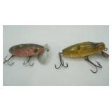 Vintage Jitterbug & Creek Chub Midget Pikie
