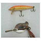 Vintage Fishing Lures (2ct)