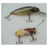 Vintage Lures: Woods Deep R Doodle & Wooden Popper
