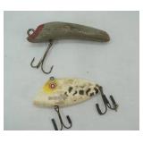 Vintage Lures: Swanee Sin Cat Miracle & Wooden Lure