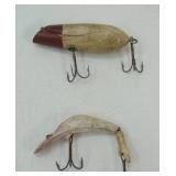 Vintage Lures: Bass King National Bait Co & Brooked Reefer-jointed