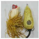 Vintage Lures: Hula Popper and Rubber Mouse