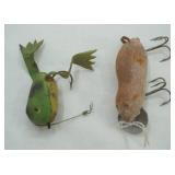 Vintage Lures: Rubber Frog & Heddon Meadow Mouse