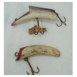 Vintage Lures: Kautzky Top Ike & Wooden Red & White