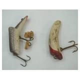 Vintage Lures: Kautzky Top Ike & Wooden Red & White