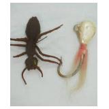 Vintage Lures: Bucktail Jig & Rubber Insect