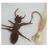 Vintage Lures: Bucktail Jig & Rubber Insect