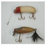 Vintage Lures: P&K Bright Eyes & Heddon River Runt