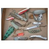Vintage Lures, Spoon Lures, Dardevles, Red Eye Wiggler & More