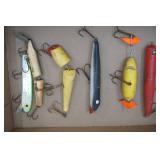 Vintage Lures-Wooden Musky Lures