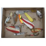 Vintage Lures, Spoon Lures, Dardevles, PET, Luhr Jensen, Red Eye Wiggler and more