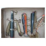 Vintage Lures Paw Paw Pike Minnow and others