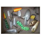 Vintage Lures: Dardevles, KB Big Doctor, Antique Pflueger Spinner, Red Eye Wiggler  and more