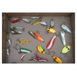 Vintage Lures: Spinners and Spoons, Dardevles, Red Eye Wigglers, Johnson Silver Minnow and more