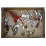 Vintage Lures: Spoons and Spinners-Heddon, Bolo, Johnson Silver Minnows, KO Wobbler and more