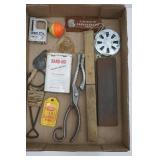 Vintage Fishing Tools, Scales and other items