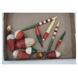 Vintage/Antique Wooden Bobbers