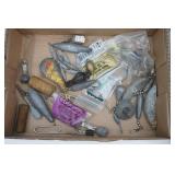 Vintage Weights and Jig Heads and other tackle & corks