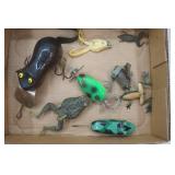 Vintage Frog and Mouse Lures