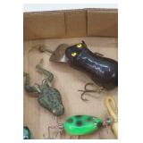 Vintage Frog and Mouse Lures