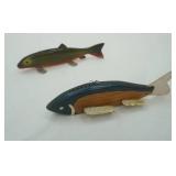 2ct Vintage 9" Ice Spearing Decoys