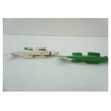 2ct Vintage 10" Ice Spearing Decoys