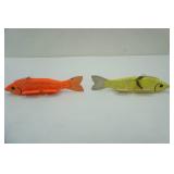 2ct Vintage 8" Ice Spearing Decoys
