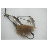 Vintage Buzzbait Topwater Spinner and 1929 Heddon Triple Teaser