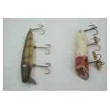 2 Vintage Fishing Lures: Creek Chub & South Bend