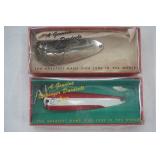 2 Vintage Dardevles in Original Packaging