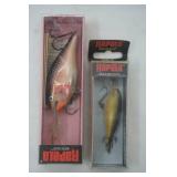 2ct Vintage Rapalas in Original Packaging