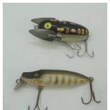 2 Vintage Fishing Lures: Heddon