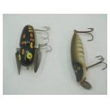 2 Vintage Fishing Lures: Heddon