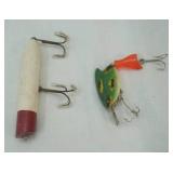 2 Vintage Fishing Lures