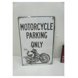 Motorcycle Parking Tin Sign, Hot Wheels Holographic Wall Art & Shoe Stretcher