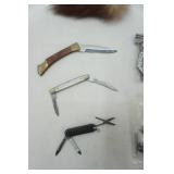 Folding Knives, Utility Knives and Tail