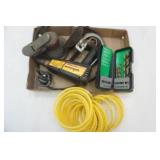 Orbital Air Sander, Wagner Power Stripping Gun, Drill bits and more