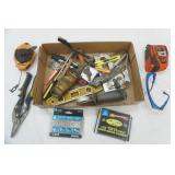 Staples, Laser Level, Stapler, Level, metal cutters and more