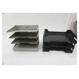 File Racks - metal and plastic