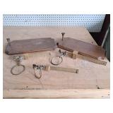 Vintage Grain Scales ~ Set of 3, & Set of 2 Plaques