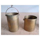 Vintage Scale Brase Cups & Vintage Scale Weights
