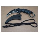 8" Karambit Neck or Boot Knife