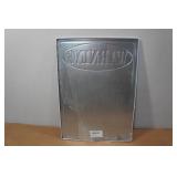 Raised Metal Warning Sign