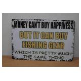 Novelty Metal Sign - Fishing Gear